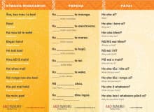 Kīanga Tautoko - Table Tent