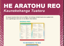 He Aratohu Reo - Kaunekehanga Tuatoru